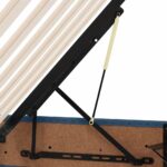 vidaXL Postel s úložným prostorem a matrací Modrá 120 x 190 cm látka – Obrázok 13