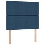 vidaXL Postel s úložným prostorem a matrací Modrá 120 x 190 cm látka – Obrázok 9