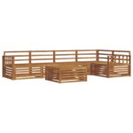 vidaXL Záhradná súprava gaučov 6 pcs Prírodná – Obrázok 2