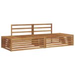 vidaXL Záhradná súprava gaučov Prírodná 203,5 x 83 x 73 cm – Obrázok 2