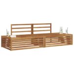 vidaXL Záhradná súprava gaučov Prírodná 203,5 x 83 x 73 cm – Obrázok 3