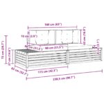 vidaXL Záhradná súprava gaučov Prírodná a krémová 203,5 x 83 x 73 cm – Obrázok 10