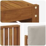 vidaXL Súpravy pohoviek s vankúšom 6 pcs Prírodná a svetlosivá – Obrázok 6