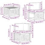 vidaXL Záhradná súprava gaučov s vankúšom 8 pcs Prírodná a krémová – Obrázok 11