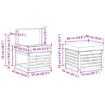 vidaXL Záhradná súprava gaučov s vankúšom 5 pcs Prírodná a krémová – Obrázok 9