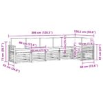 vidaXL Sada rohových gaučov s vankúšom 6 pcs Prírodná a béžová – Obrázok 10