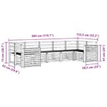 vidaXL Sada rohových gaučov 7 pcs Prírodná – Obrázok 8
