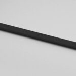 vidaXL Posuvné dvere so sadou kovania, čierne 102,5x205 cm, ESG sklo – Obrázok 8