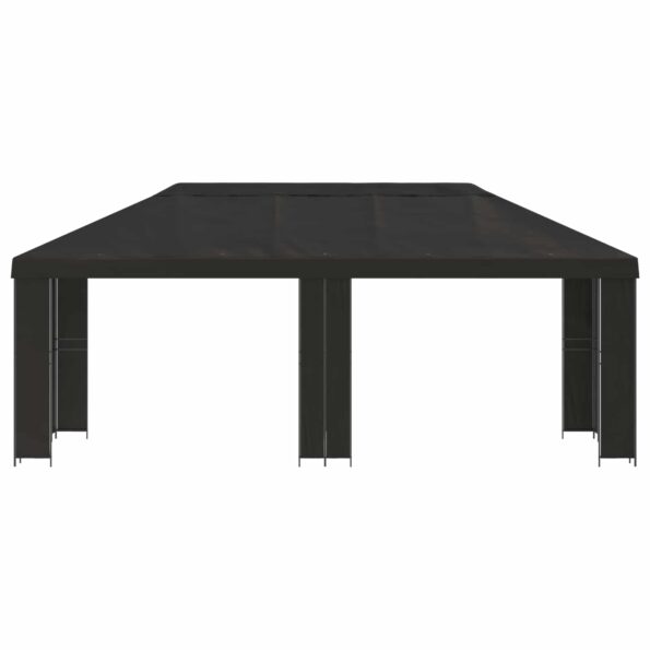 vidaXL Záhradný altánok 6 x 3 m Antracitová Polyester a oceľ 190 – Obrázok 3