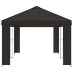 vidaXL Záhradný altánok 6 x 3 m Antracitová Polyester a oceľ 190 – Obrázok 4