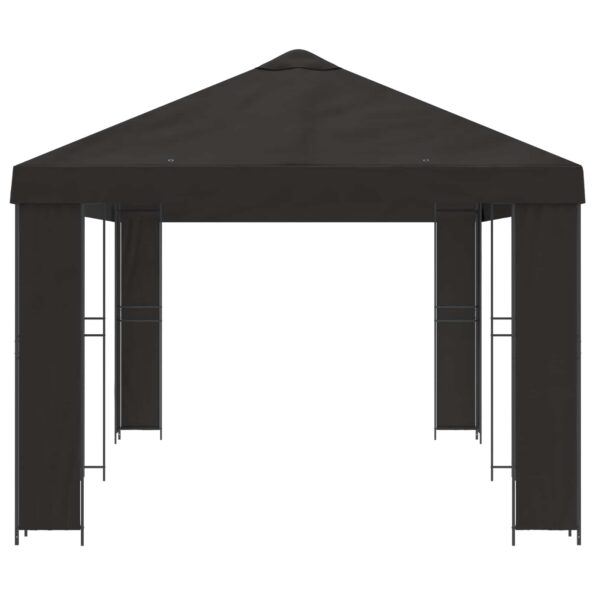 vidaXL Záhradný altánok 6 x 3 m Antracitová Polyester a oceľ 190 – Obrázok 4