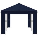vidaXL Záhradný altánok 6 x 3 m Modrá Polyester a oceľ 190 – Obrázok 4