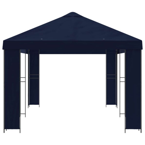 vidaXL Záhradný altánok 6 x 3 m Modrá Polyester a oceľ 190 – Obrázok 4