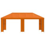 vidaXL Záhradný altánok 6 x 3 m Oranžová Polyester a oceľ 190 – Obrázok 3