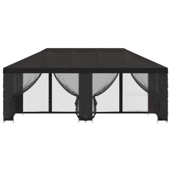 vidaXL Altánok so stenami 6 x 3 m Antracitová Polyester a oceľ 190 – Obrázok 3
