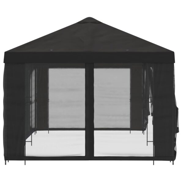 vidaXL Altánok so stenami 6 x 3 m Antracitová Polyester a oceľ 190 – Obrázok 4