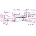 vidaXL Záhradná súprava gaučov s vankúšom 4 pcs Prírodná a béžová – Obrázok 8