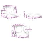 vidaXL Záhradná súprava gaučov s vankúšom 8 pcs Prírodná a béžová – Obrázok 12