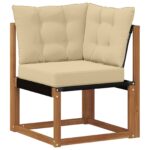 vidaXL Záhradná súprava gaučov 6 pcs Prírodná a béžová – Obrázok 4