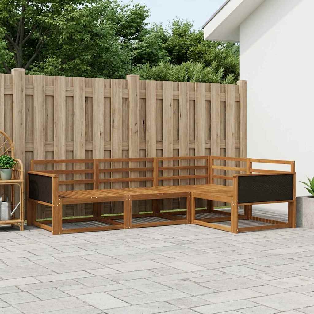3382512_1.jpg vidaXL Záhradná súprava gaučov 4 pcs Prírodná Pevné akáciové drevo – Obrázok 1