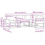 vidaXL Záhradná súprava gaučov s vankúšom 4 pcs Prírodná a antracitová – Obrázok 7