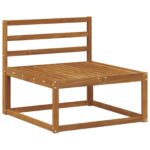 vidaXL Záhradná súprava gaučov 8 pcs Prírodná Pevné akáciové drevo – Obrázok 3