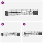 vidaXL Záhradná súprava gaučov 6 pcs Prírodná 402 x 172,5 x 73 cm – Obrázok 6