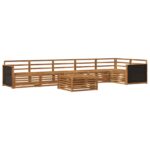 vidaXL Záhradná súprava gaučov 7 pcs Prírodná 79 x 79 x 37 cm – Obrázok 2