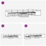 vidaXL Záhradná súprava gaučov 7 pcs Prírodná 79 x 79 x 37 cm – Obrázok 8