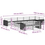 vidaXL Záhradná súprava gaučov 9 pcs – Obrázok 9