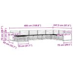 vidaXL Záhradná súprava gaučov 8 pcs Prírodná – Obrázok 8
