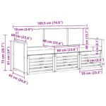 vidaXL Súpravy pohoviek s vankúšom 3 pcs Pevné akáciové drevo – Obrázok 6