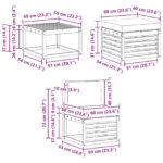 vidaXL Záhradná súprava gaučov s vankúšom 6 pcs Prírodná a béžová – Obrázok 8