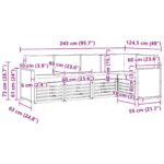 vidaXL Sada rohových gaučov s vankúšom 4 pcs Prírodná a krémová – Obrázok 8