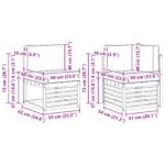 vidaXL Sada rohových gaučov s vankúšom 5 pcs Prírodná a antracitová – Obrázok 7