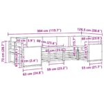 vidaXL Sada rohových gaučov s vankúšom 6 pcs Prírodná a svetlosivá – Obrázok 6