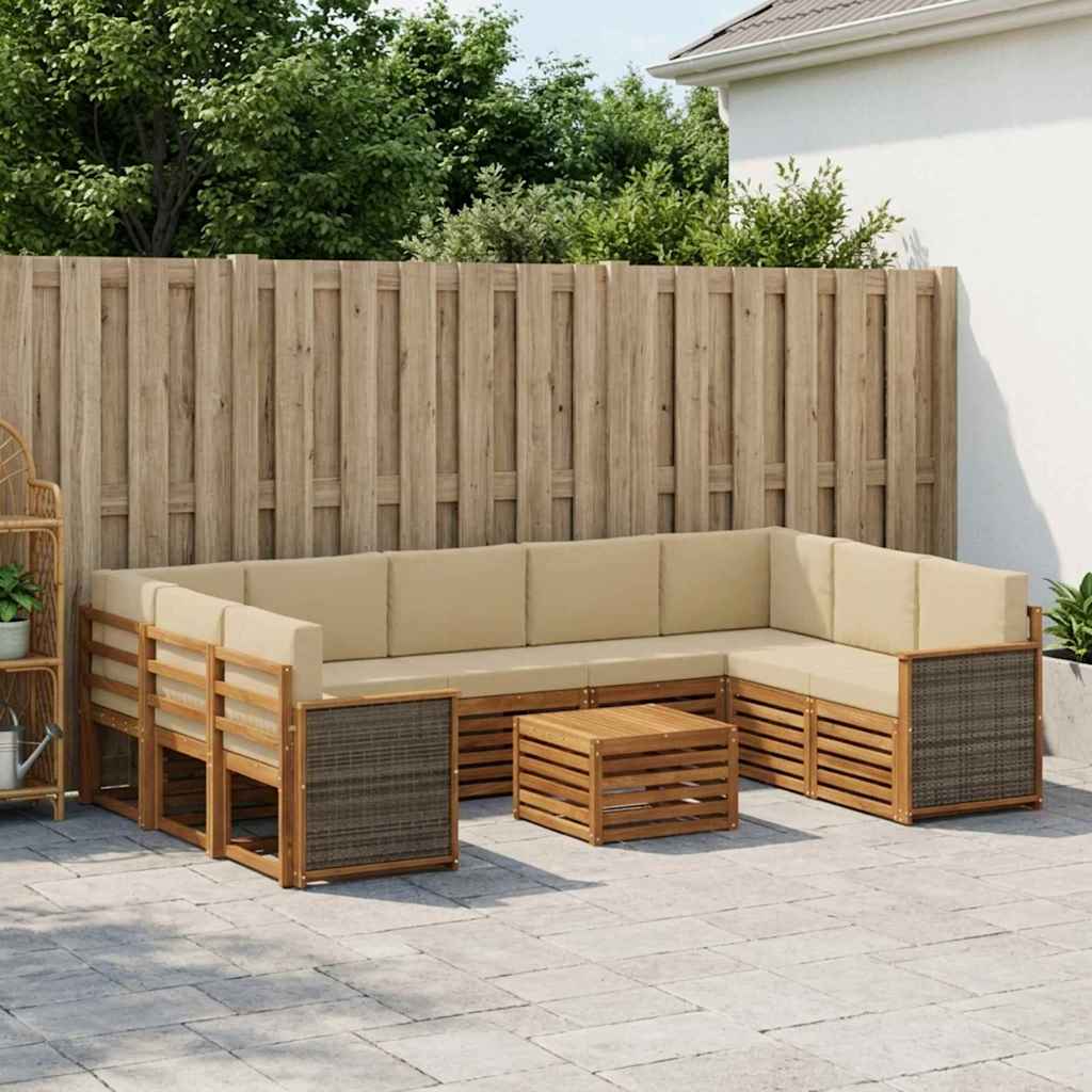 3384859_1.jpg vidaXL Súpravy pohoviek Pevné akáciové drevo – Obrázok 1