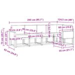 vidaXL Záhradná súprava gaučov 5 pcs Prírodná a krémová Polyester – Obrázok 8