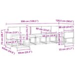 vidaXL Záhradná súprava gaučov 7 pcs Prírodná a krémová Polyester – Obrázok 7