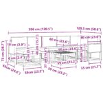 vidaXL Záhradná súprava gaučov 8 pcs Prírodná a krémová Polyester – Obrázok 9