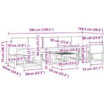 vidaXL Záhradná súprava gaučov 8 pcs Prírodná a antracitová Polyester – Obrázok 9