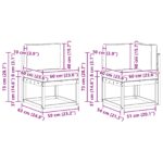 vidaXL Záhradná súprava gaučov s vankúšom 9 pcs Prírodná a béžová – Obrázok 9