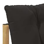 vidaXL Záhradná súprava gaučov 3 pcs Biela a antracitová Polyester – Obrázok 5