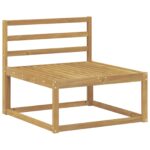 vidaXL Záhradná súprava gaučov 5 pcs Biela 79 x 79 x 37 cm – Obrázok 3