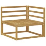 vidaXL Záhradná súprava gaučov 8 pcs Biela – Obrázok 5
