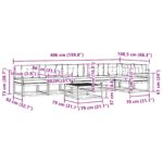 vidaXL Záhradná súprava gaučov 7 pcs Biela a krémová 79 x 79 x 37 cm – Obrázok 8