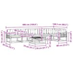 vidaXL Záhradná súprava gaučov 7 pcs Biela a béžová 79 x 79 x 37 cm – Obrázok 8