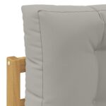 vidaXL Záhradná súprava gaučov 6 pcs Biela a svetlosivá Polyester – Obrázok 6