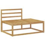 vidaXL Záhradná súprava gaučov Biela 79 x 79 x 37 cm – Obrázok 3