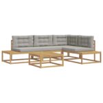 vidaXL Záhradná súprava gaučov Biela 79 x 79 x 37 cm Polyester – Obrázok 2